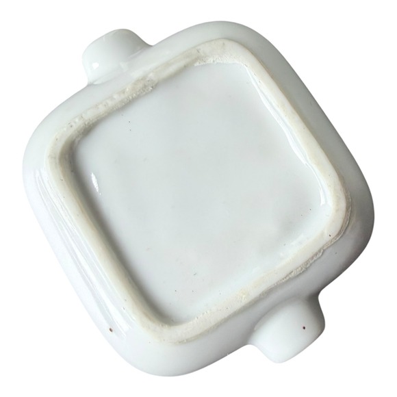 Unbranded Porcelain Ashtray Pink Rose Floral Gold Trim Vtg Trinket Dish 3.5in - Picture 2 of 3